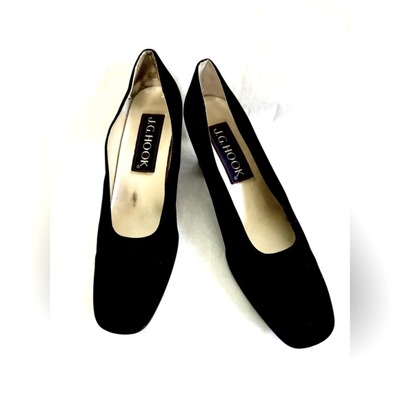 J.G. Hook Shoes - J. G. Hook Black Velvet Dress Shoes